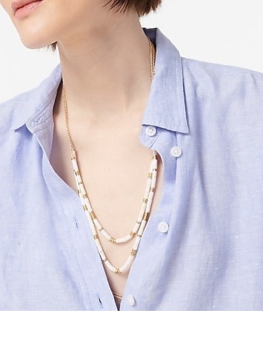 J. Crew Layered Hemian Necklace